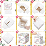 52 Pcs Baby Shower Games Gift Sets Large Baby Bottle For Shower Game Guess How Many Candies Decorations For Gender Reveal(Baby In Bloom)