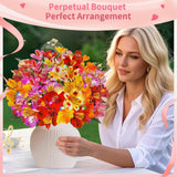 Birthday Cards With Music & Lights, 3D Pop Up Happy Birthday Cards, 12 Inch Life Sized Forever Flower Bouquet Greeting Card Gift For Women Mom Grandma