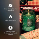 Noble Fir Garland, Large Candle Jar, 18Oz, Coconut Wax Blend, Christmas Scented Candles For Home, 100 Hour Burn Time, Poured In The Usa
