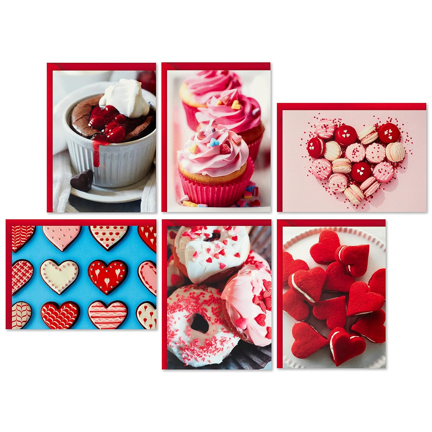 Hallmark Valentines Day Cards Assortment, Sweet Treats (36 Cards and Envelopes)