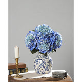 3Pcs Blue Hydrangea Artificial Flowers,Latex Real Touch Hydrangeas Faux Hydrangeas For Home Wedding Bouquets Centerpieces Party Living Room Decoration(Royal Blue)