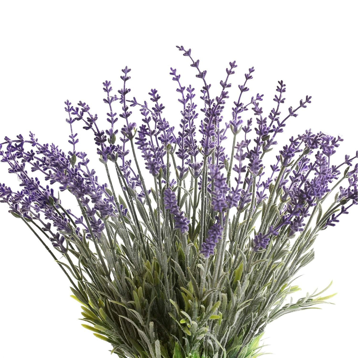 Artificial Lavender Flowers With Silk Flocked Fake Lavender Plant For Wedding Home Table Centerpiece Decor-Pack Of 4