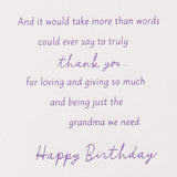 Hallmark Birthday Card for Grandma (A Lot of Heart)