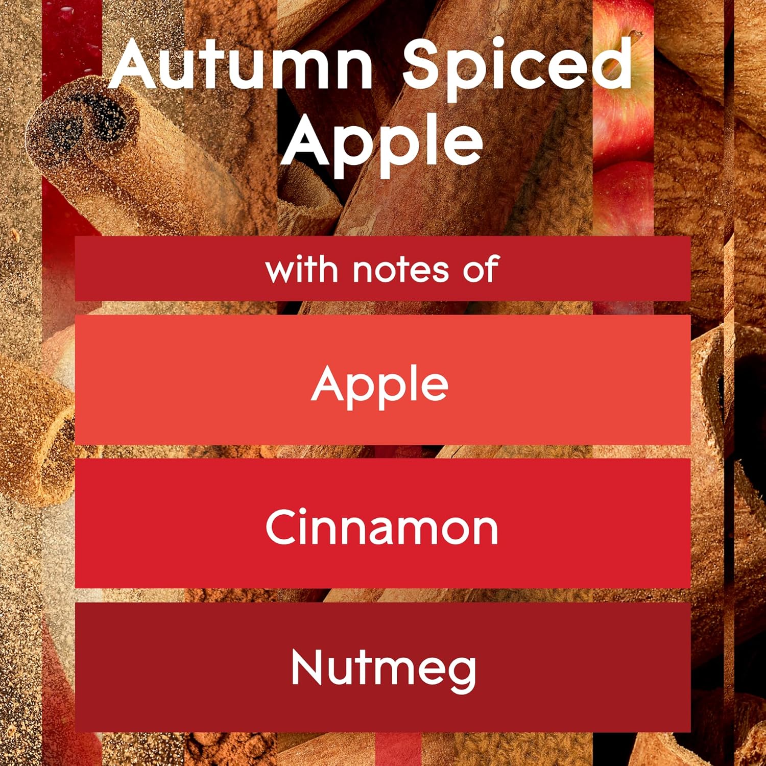 Glade Candle Jar, Air Freshener, Autumn Spiced Apple, 3.4 Oz