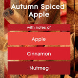 Glade Candle Jar, Air Freshener, Autumn Spiced Apple, 3.4 Oz