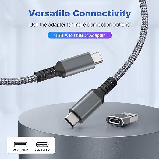60W USB C Fast Charger with 10FT USB C Cable Wall Adapter for iPhone 17 16 Air Pro Max iPad Samsung Galaxy