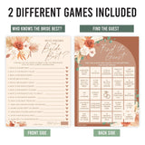 20 Boho Hilarious Bridal Shower Games For 20 Guests - Couples Wedding Shower Games, Games For Bridal Shower Bingo Game, Who Knows The Bride Best Bridal Shower Game...