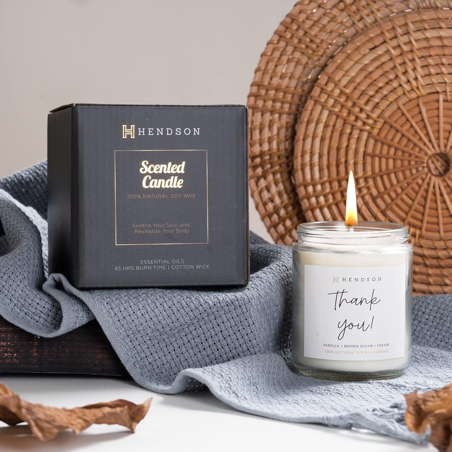 Thank You Gifts For Women - Thank You Candle Gifts Ideas For Friends, Coworkers, Boss, Employee, Mom, Hostess - Inspirational Candles, Birthday, Friendship, Appreciation Presents For Her