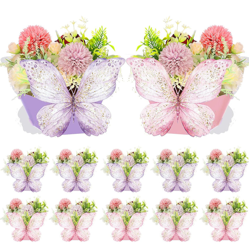 12 Pcs Butterfly Centerpieces Baby Shower Butterfly Party Decorations