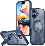 iPhone 17 Case iPhone 18 Case Frosted Blue Slim Matte Protective Phone Cover