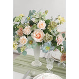 Artificial Flower Combo Fake Peony Rose Silk Flowers For Diy Wedding Bridal Bouquet Centerpieces Arrangements Party Decorations