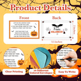 Halloween Scavenger Hunt Clue Cards, Magical Scavenger Hunt Games For Adults, Halloween Fall Pumkin Holiday Birthday Party Supplies Activities Outdoor Indoor(16 Clues Cards With Envelopes), 11