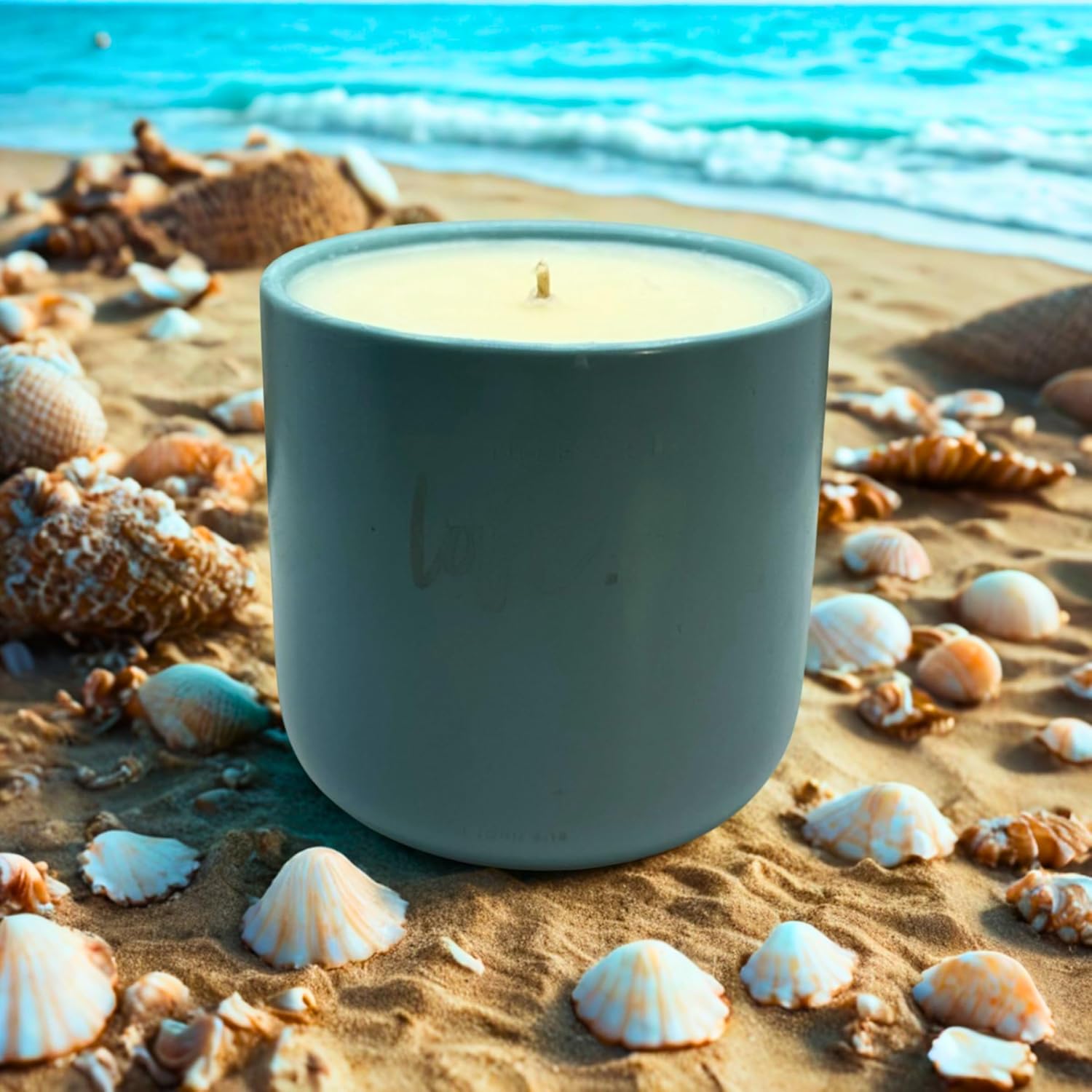 Eucalyptus & Spearmint Scented Candle – Blue Jar With Lid | Aromatherapy Candle For Stress Relief, Relaxation, Spa & Gift | Clean Fresh Long-Lasting Fragrance