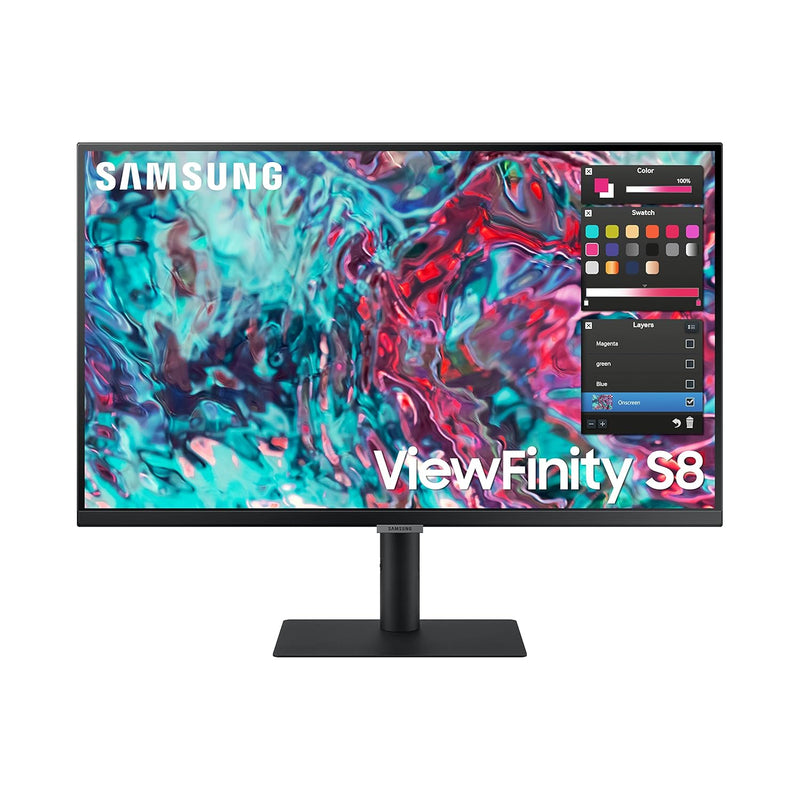 SAMSUNG 27-Inch ViewFinity S8 Series 4K UHD High Resolution Monitor, IPS Panel