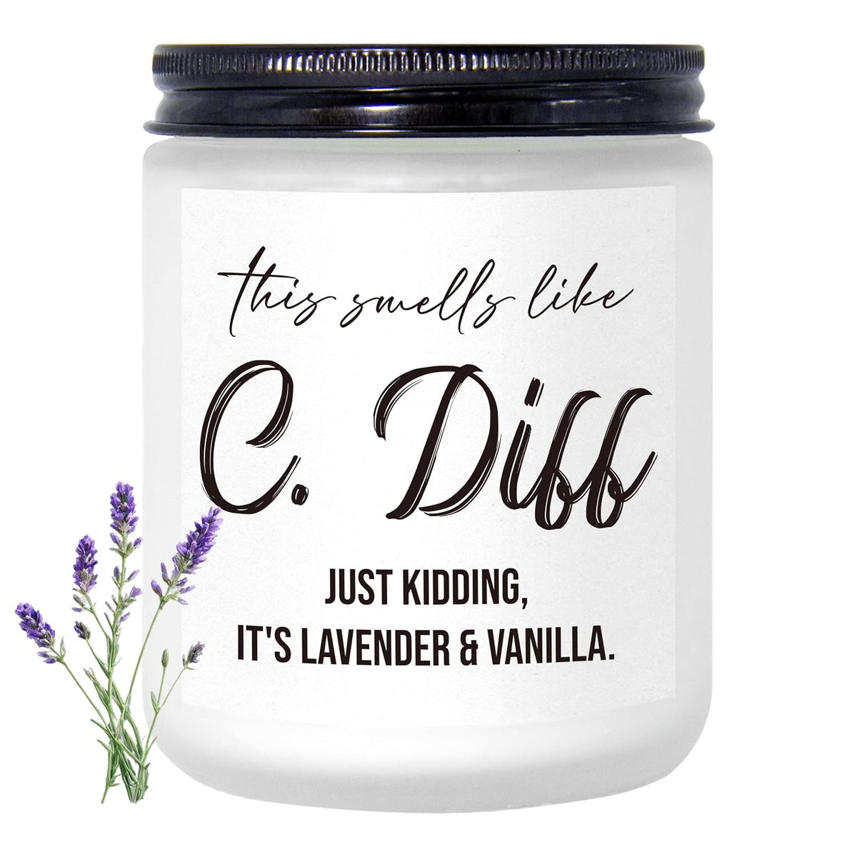 Funny Nurse Gifts For Women Natural Soy Wax Lavender Scented Candle 7Oz, Nurse Week Appreciation Graduation Retirement Gifts For Rn Nursing Student Future Nicu Nurse