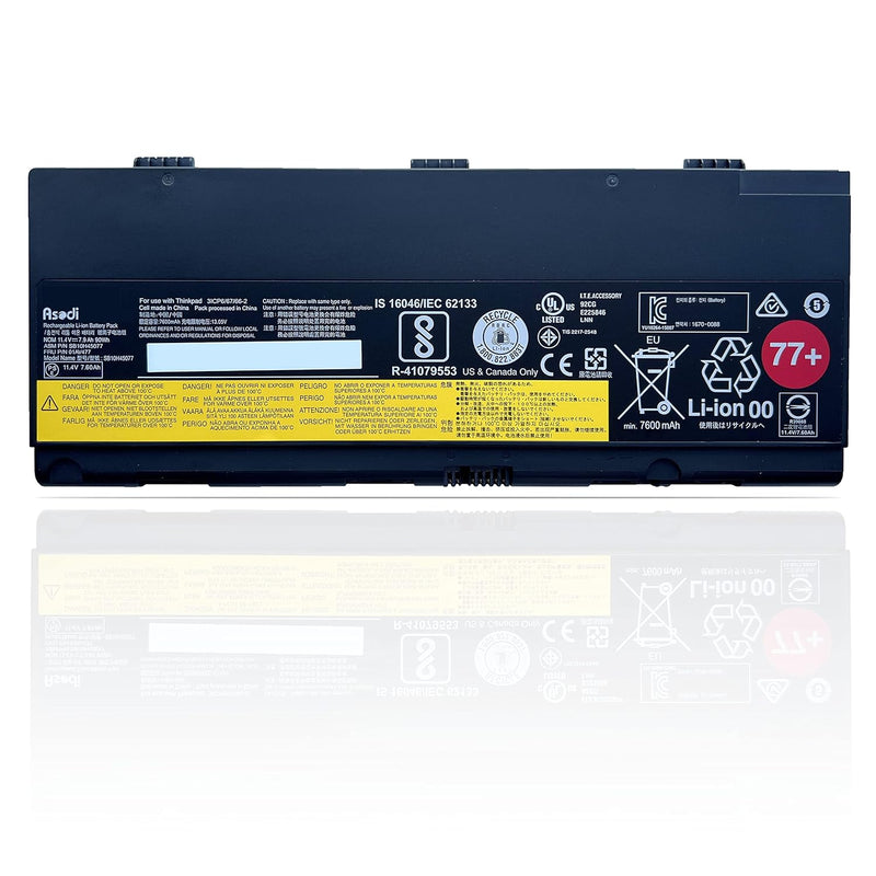 01Av477 77+ 90Wh Laptop Battery Compatible With Lenovo Thinkpad P50 P51 P52 Le