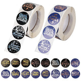 1000 Pieces Christmas Stickers,Round Seal Label Stickers For Cards Gift Envelopes Boxes Party Decoration (1'' And 2 Rolls)