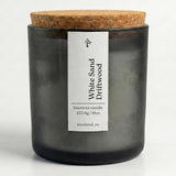 Luxury Beeswax Candle, 16Oz | Long Burning Pure Beeswax Candles, Non Toxic, Natural, Clean, Scented Organic Candles, Glass Jar, Cork Lid - White Sand Driftwood