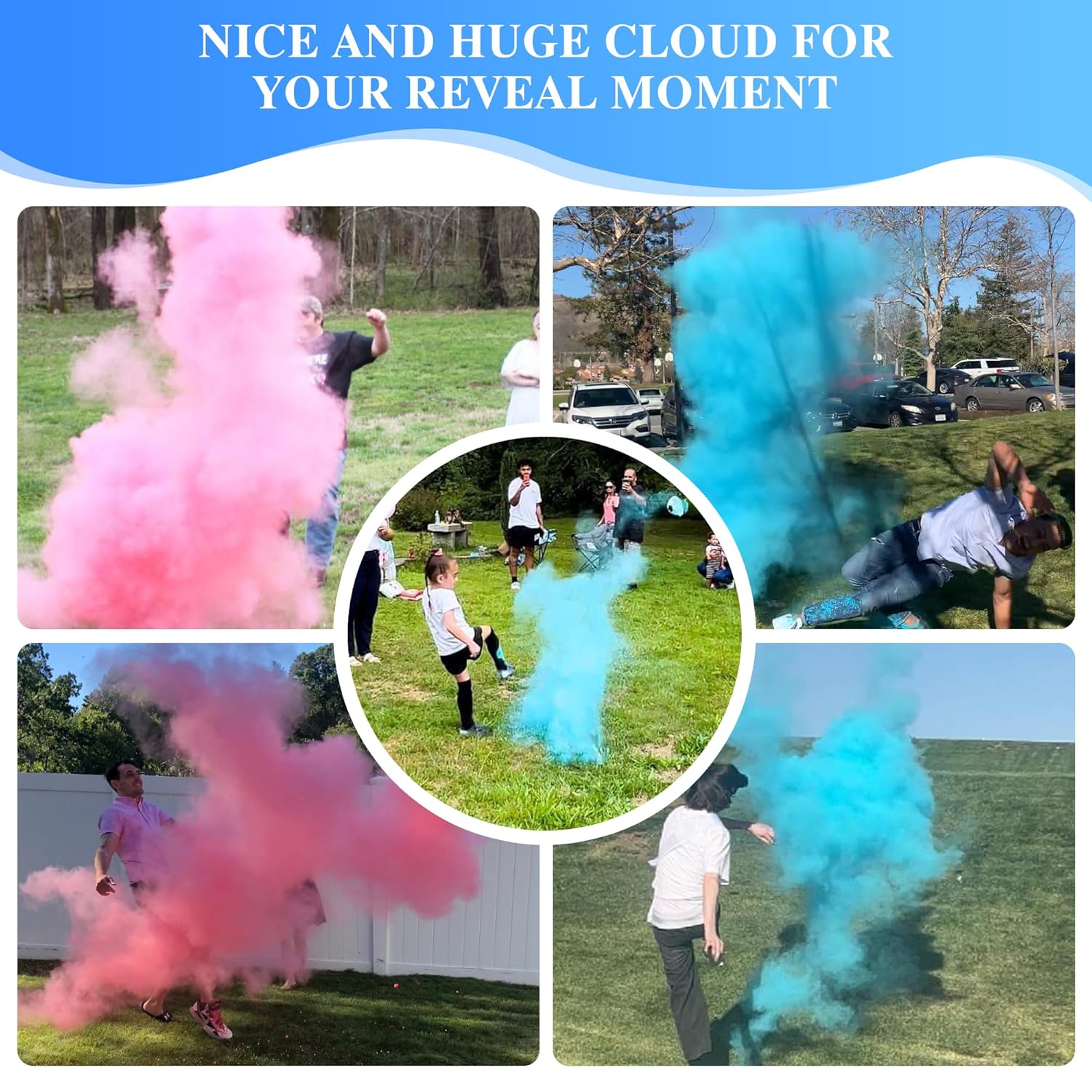 14Cm Gender Reveal Party Football With Powder, Boy Or Girl Reveal Party Game Prop?100% Eco-Friendly Gender Reveal Ideas (Pink)