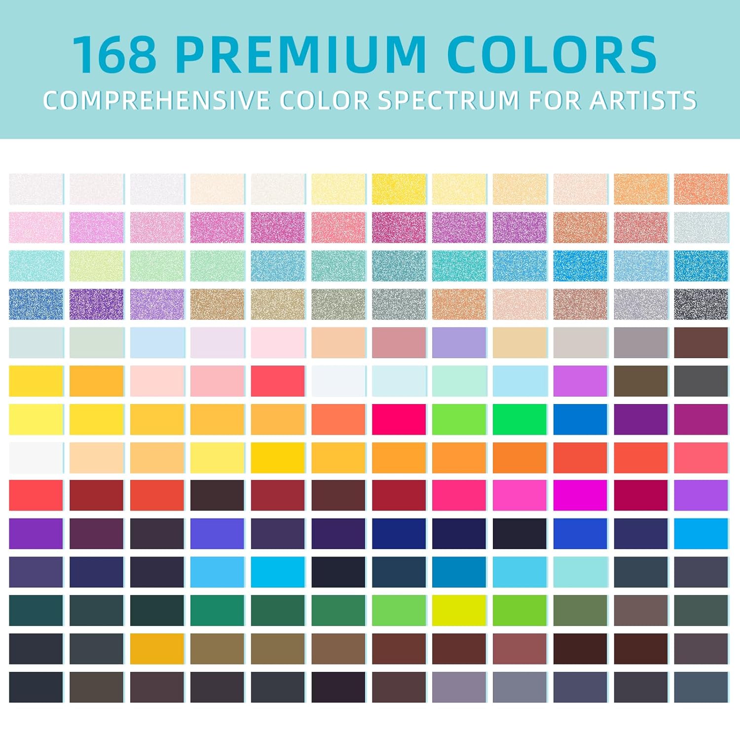 Watercolor Paint Set, 168 Colors Watercolor Paints, Painting Set With Water Brush And Nylon Brushes, Perfect Starter Kit For Beginners And Professionals