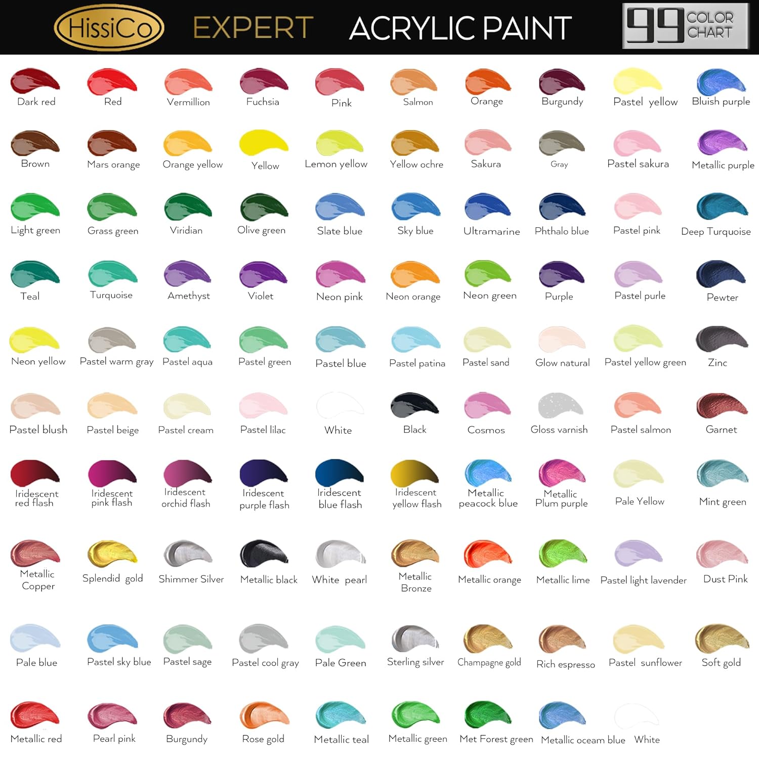 118Pcs Acrylic Paint Set Of 99 Colors 2Fl Oz 60Ml Bottles With 12 Brushes 6 Paint Knives And Palette,Non Toxic Rich Pigment For Kids Adults Artists Canvas Crafts Wood Painting