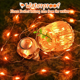 Halloween Led Fairy Lights Battery Powered 16.4Ft String Lights Battery Operated For Wedding, Home, Garden, Party, Hallo