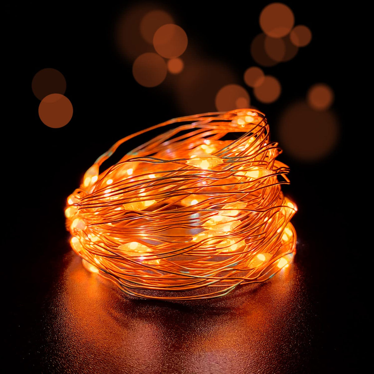 Set Of 2 Battery Operated Mini Led Fairy Light Indoor String Light With Timer 6 Hours On/18 Hours Off For Christmas Part