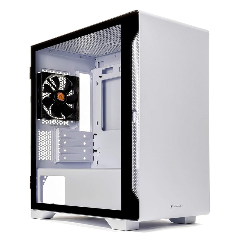 Thermaltake S100 Tempered Glass Snow Edition Micro-ATX mini-Tower Computer Cas