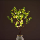 30In Lighted Eucalyptus Branches 38Led With Timer Battery Operated Lit Artificial Twig For Wedding Holiday Party Christm