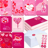 120 Pack Religious Valentines Day Cards With Envelopes And Stickers Christian Cards With Blessing Heart Greeting For Valentine‘S Day Party Favors Supplies 4.5 X 6.2 Inch