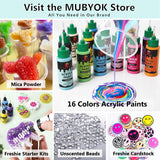 1Oz Matte Acrylic Paint Set With Precision Applicator Cap For Car Freshie Painting, Drawing And Diy Arts & Crafts Supplies For Adults(Pack Of 12)