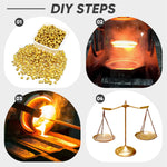 1Lb Copper Alloy For Gold Jewelry Copper Casting Alloy Corrosion Resistant Casting Grain For Diy Rings Necklaces Pendants Other Brass Metal Required