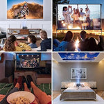 Mini 1080P Projector, Portable, iPhone Compatible, Outdoor/Home, HDMI, USB