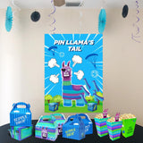 Video Game Party Decorations,Pin The Tails On Llama, Large Poster With 28Pcs Tails Stickers For Pinata Party Games, Gamer'S Birthday Theme Party Supplies, Dmsj-2024-0515