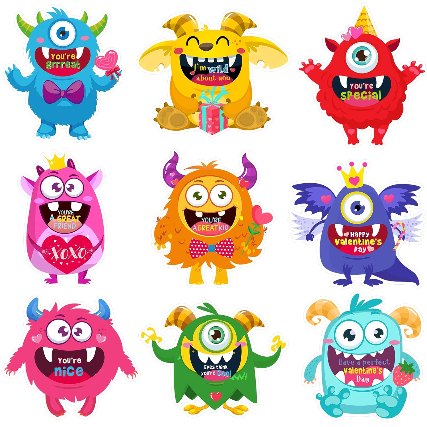 36 Pieces Valentine'S Day Cards Greeting Cards With Envelopes And Stickers For Kids Girls Boys Classroom Exchange School Party Favors Supplies