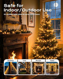 100 Count 20FT Clear Mini Christmas String Lights White Wire Indoor Holiday Decor