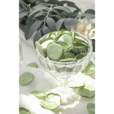 300Pcs Rose Petals Sage Green Faux Silk Flower Petals For Wedding Flower Girl Basket Aisle Scatter Dinner Table Centerpieces Party Confetti Bridal Shower Romantic Night Decoration