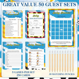 321 Pcs Boy Story Baby Shower Games Decorations It'S A Boy Story Baby Shower Decorations Bingo Game Description And Wishes Guess Who Mom Or Daddy Price Is Right Word Scramble Game Clothespins