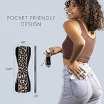 Universal Phone Grip, Hand Holder for Smartphones & Tablets - Leopard Print