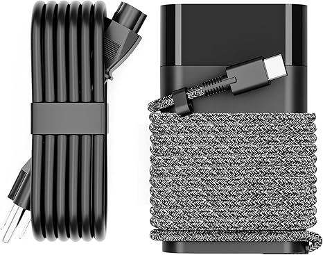 65W USB C Laptop Charger Fast Power Adapter for HP Spectre Envy EliteBook Pavilion