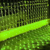 Christmas Net Lights, 360 Led 12Ft X 5 Ft Transparent Wire Waterproof Connectable String Lights With 8 Modes Christmas O