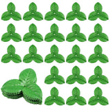 200 Pcs Artificial Green Leaves 3.74 Inch Rose Flower Leaf Fake Green Leaves Faux Leaf For Christmas Party Decoration Bouquet Garland Wreath Wedding Decor Supplies Diy Craft