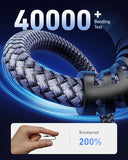 3 Pack Apple MFi Certified iPhone Charger Cable 6FT USB Lightning Fast Charging Nylon Braided Cord for iPhone 14 13 12 11 iPad