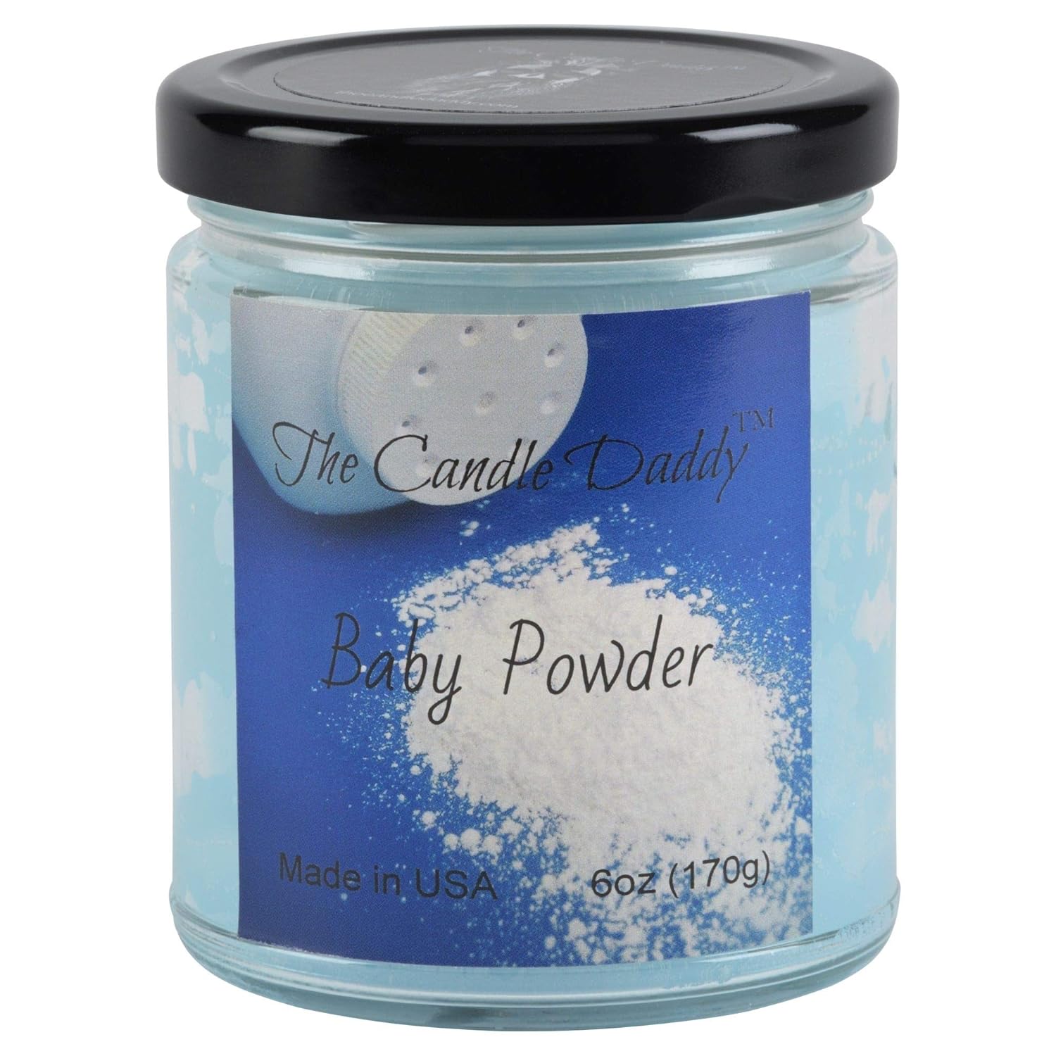 Richly Scented Candles - 6Oz Aromatherapy Jar Candle (Baby Powder) Made In Usa