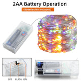 6 Pcs Fairy Lights Battery Operated, Christmas Tree Decor Twinkle Lights, 10 Feet 30 Leds String Lights, Flashing And Co
