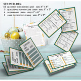 Easter Family Feud Quiz Game, Easter Party Decorations, Easter Party Games, Easter Friendly Feud Quiz, Easter Party Favor, Family Activity, Feud Trivia Quiz, Easter Friendly Feud Card Game-001