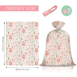 56" Large Baby Girl Plastic Gift Bag - Pink Baby Girl Design For Baby Shower, Kids Birthdays, Parties, Celebrating, Or Any Occasion - 56" H X 36" W