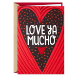 Hallmark Pop Up Valentine's Day Card (Love Ya Mucho)