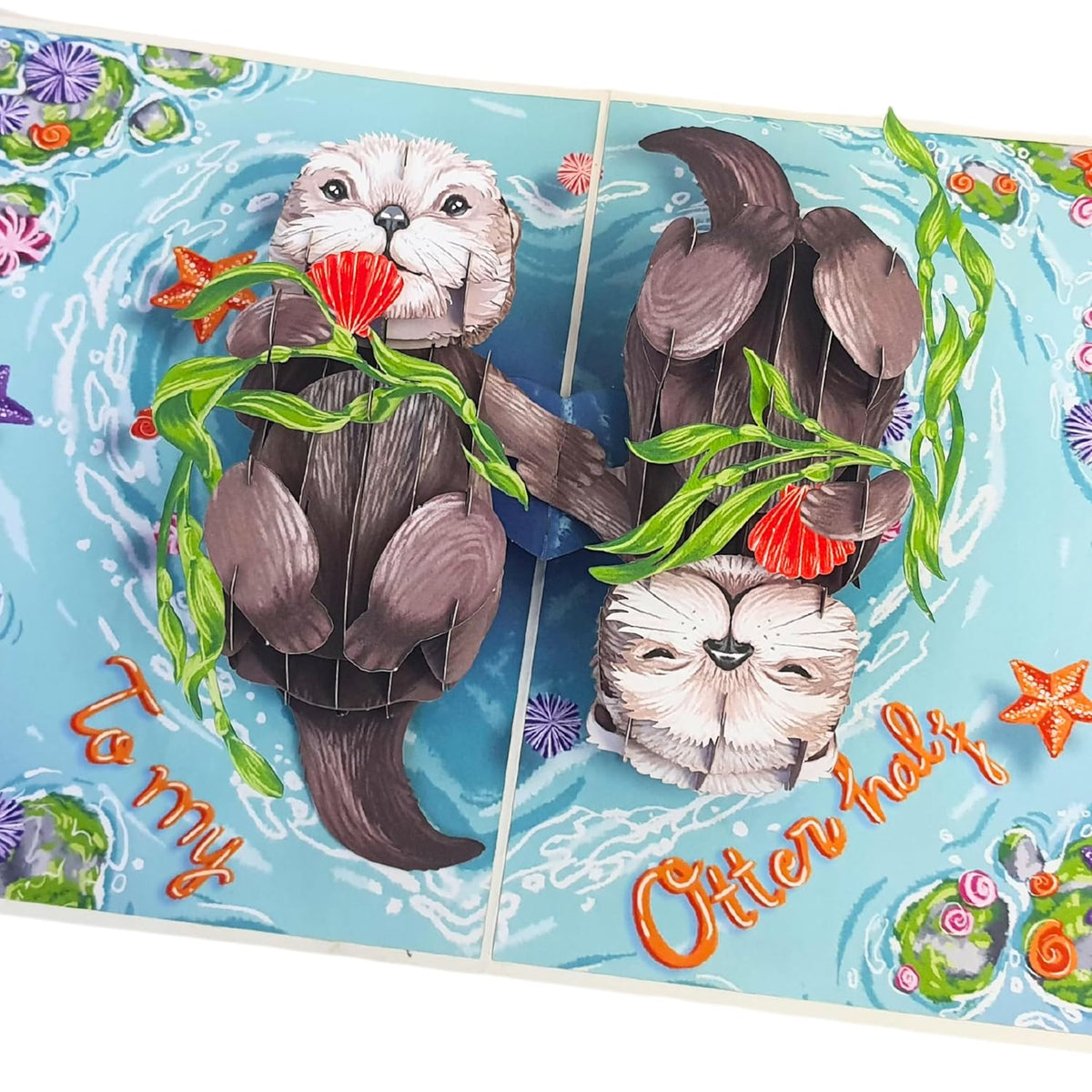 - Pop Up Valentines Card, Otter Couple Valentines Day Card For Wife, Husband, Him, Her, Girlfriend, Boyfriend, Adults | 6X8 In 3D Funny Valentine Cards Pop Up, Anniversary Cards With Envelope