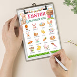 Easter Scavenger Hunt Cards, Seek And Find Camping Games, Easter Bunny Treasure Hunt Game, Outdoor Scavenger Hunt Game For Adults, Easter Egg Hunt Games, Spring Easter Party Decorations -07